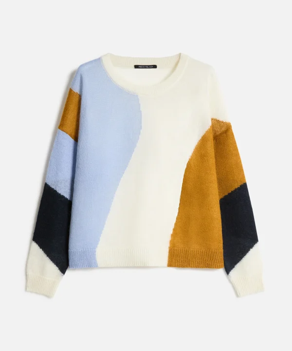 Maglia a intarsio jacquard