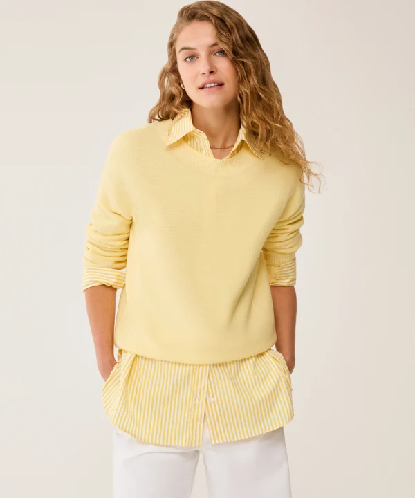 Maglia girocollo in lana leggera